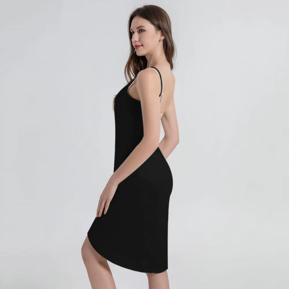 Casual Midi Dress Midi Dress Stylish Women'S Beach Dress Sleeveless off Shoulder Bikini Cover-Up with Cross Wrapped for Vacation